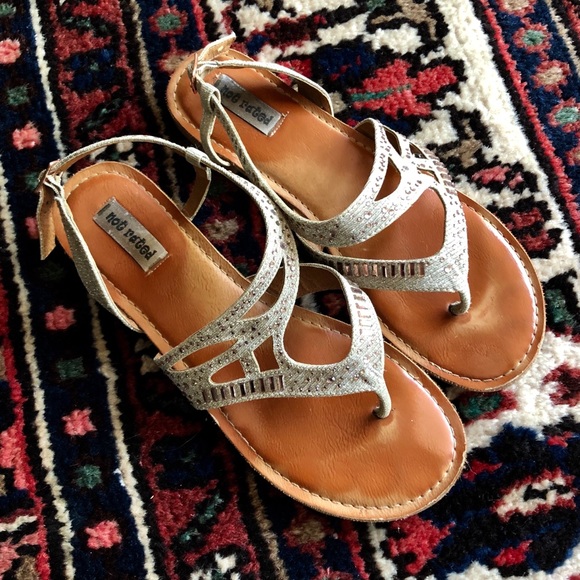 Not Rated Shoes - Not Rated | Rose Gold Sandals